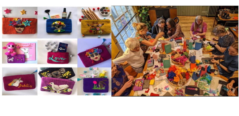 Felting Purses and Prosecco: 25th of July