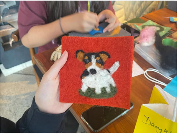 "Mum and Me" felting Coasters & Broaches! July 27th