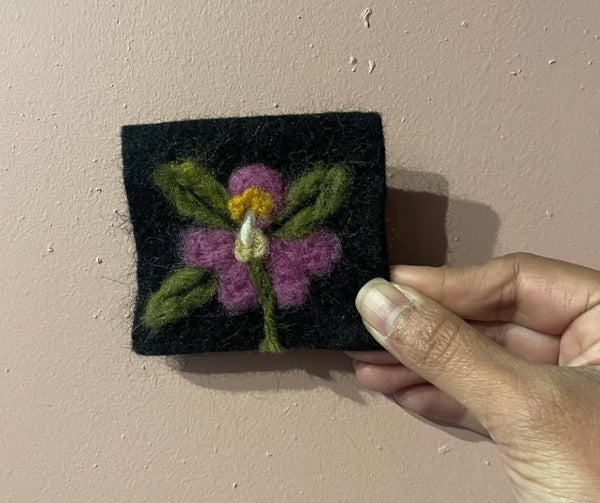 "Mum and Me" felting Coasters & Broaches! July 27th