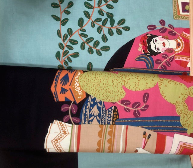 Frida Kahlo by Alexander Henry Fabric