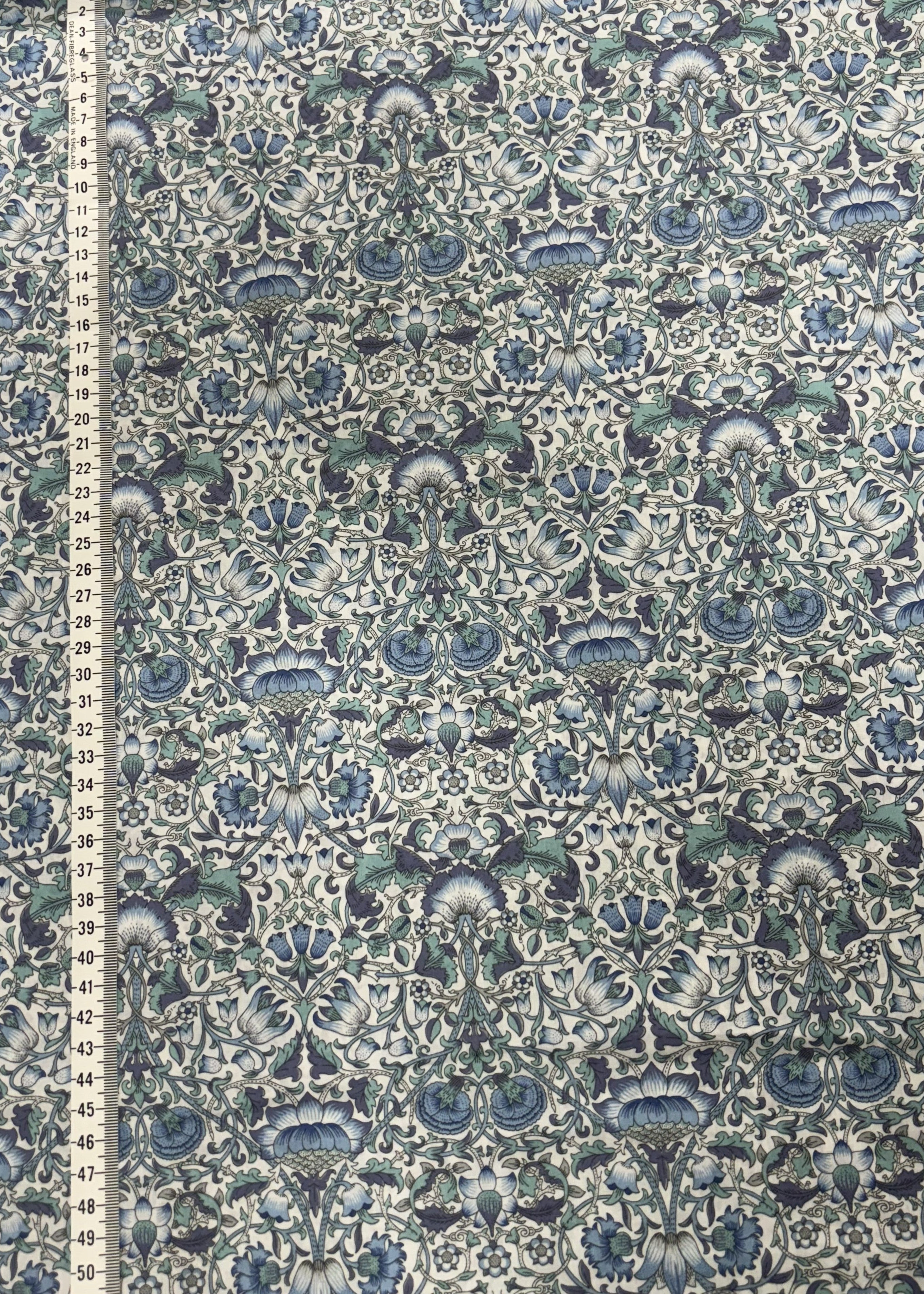Liberty Tana Lawn Lodden E 03631031 | Blue Teal Floral 140cm | Australia