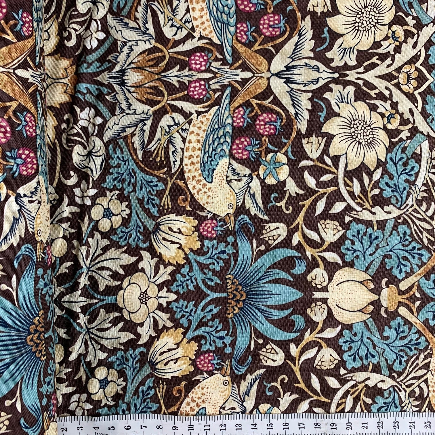William Morris “Strawberry Thief” Fabric