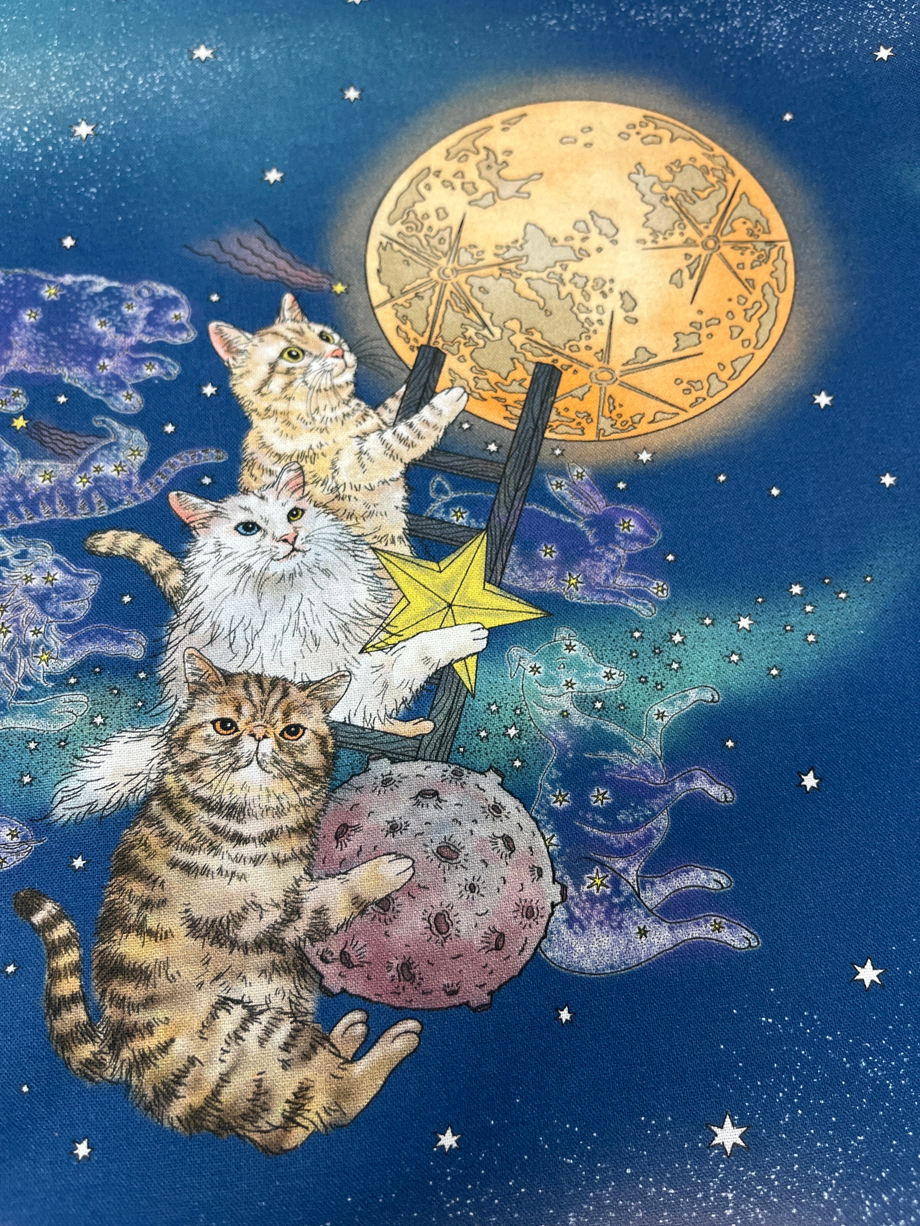 Cats by Orie Kawamura – Kokka Fabrics