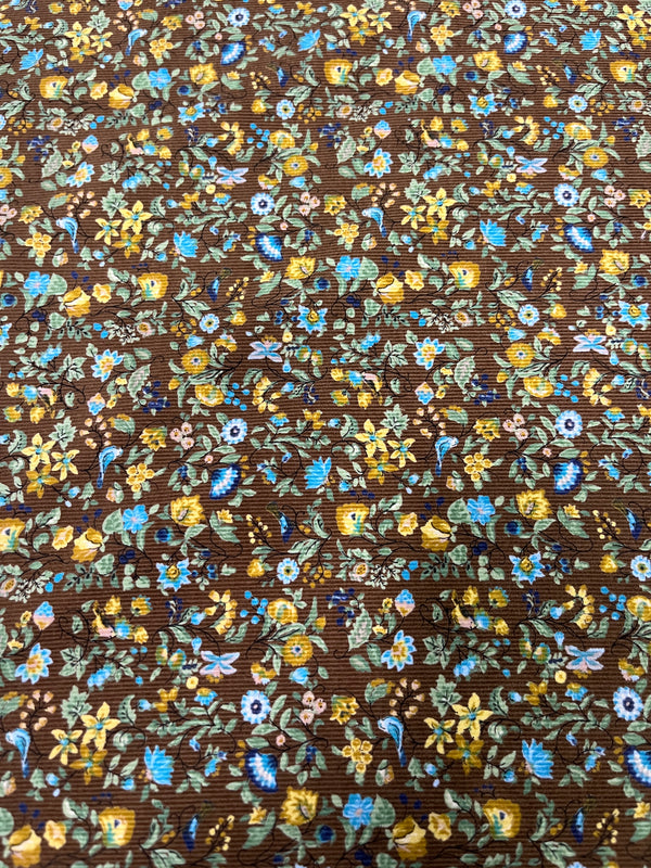 Hokkoh Floral Corduroy Fabric – Japanese Designer Fabric