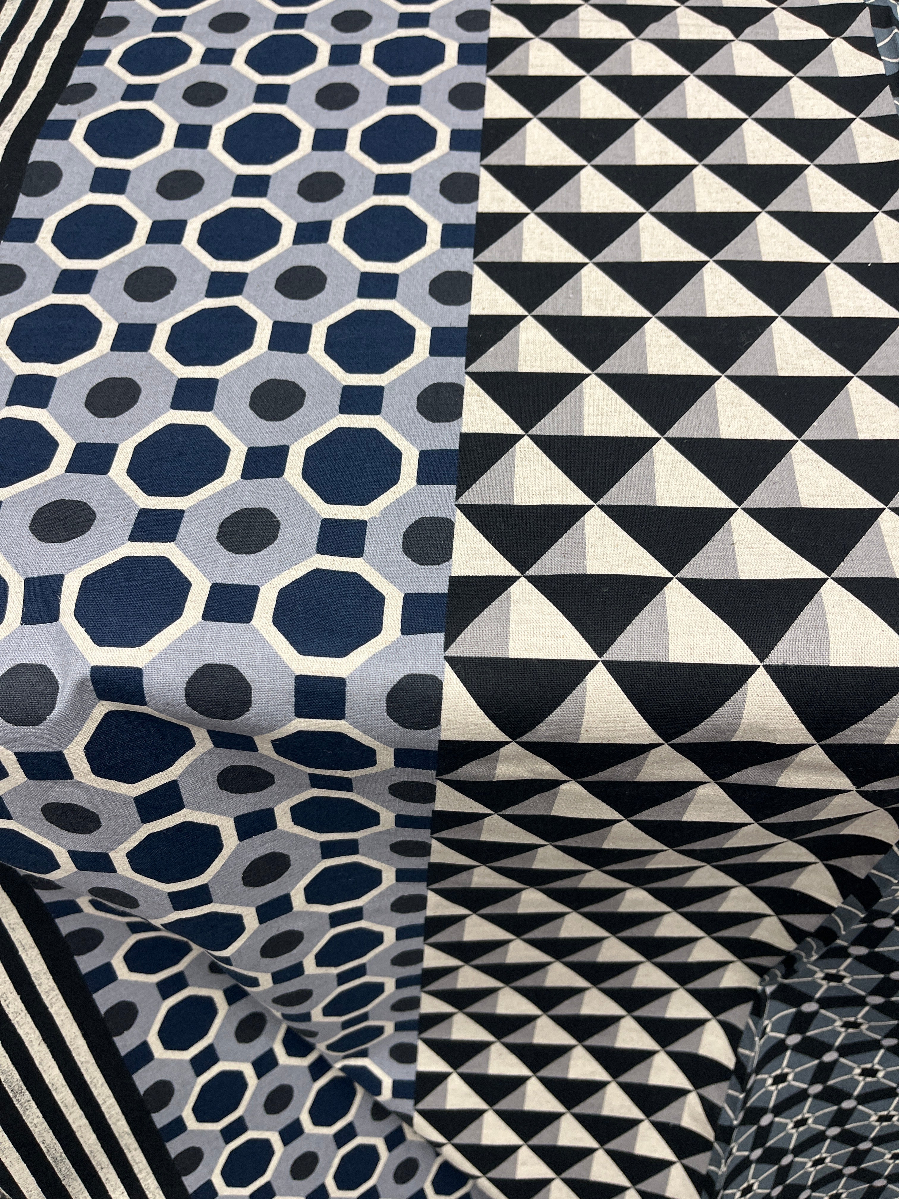 echino Geometric Panels – Etsuko Furuya from Kokka Fabrics