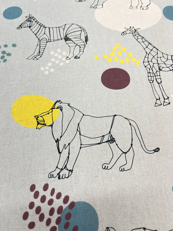 Hayu Cats & African Animals by Manabu Ogawa – Kokka Fabrics