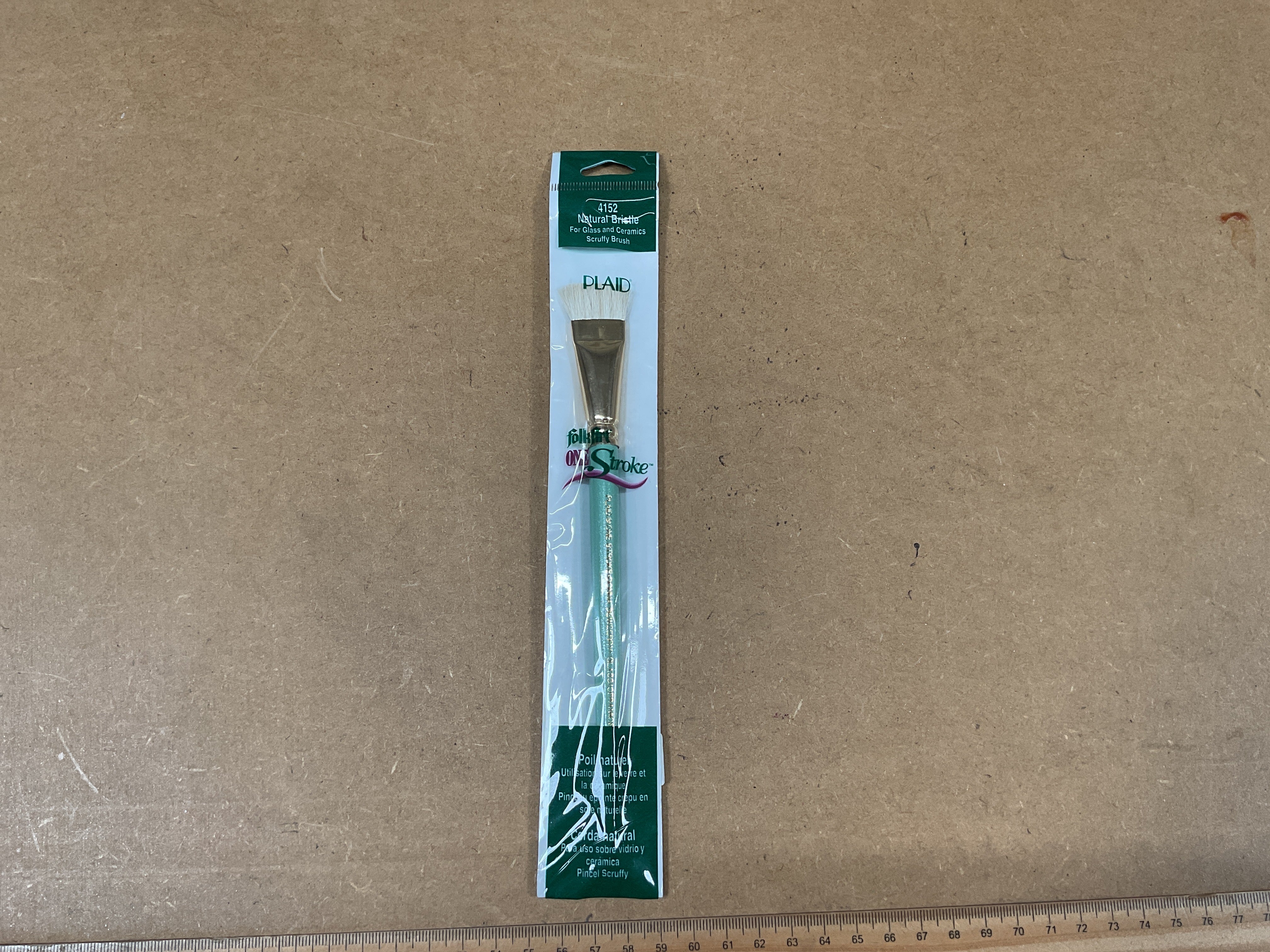4152 Natural Bristle Scruffy Brush