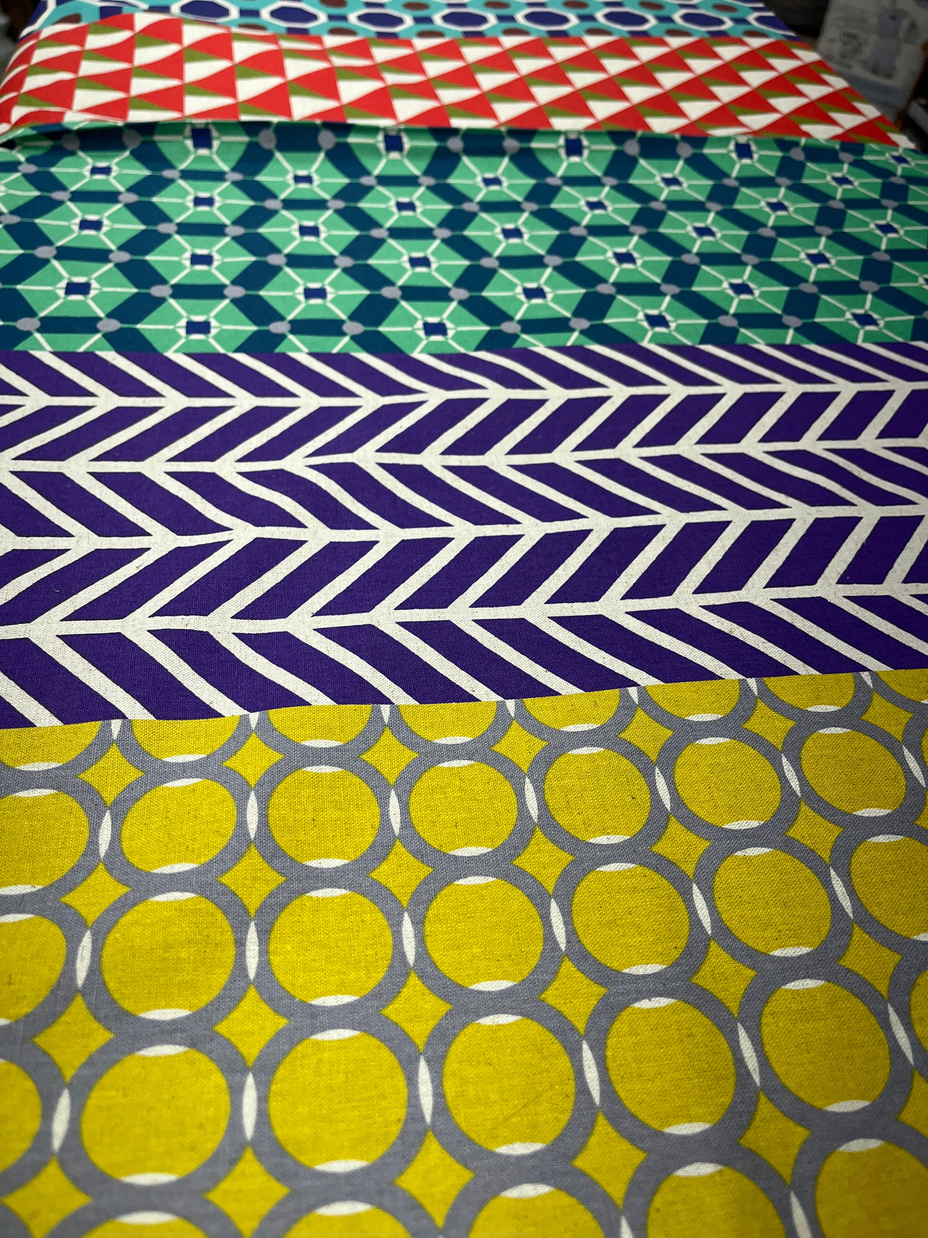 echino Geometric Panels – Etsuko Furuya from Kokka Fabrics