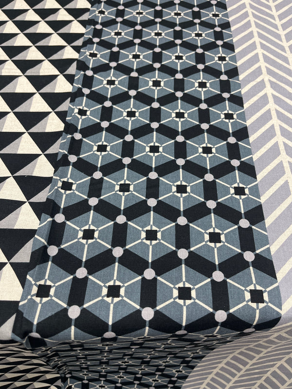 echino Geometric Panels – Etsuko Furuya from Kokka Fabrics