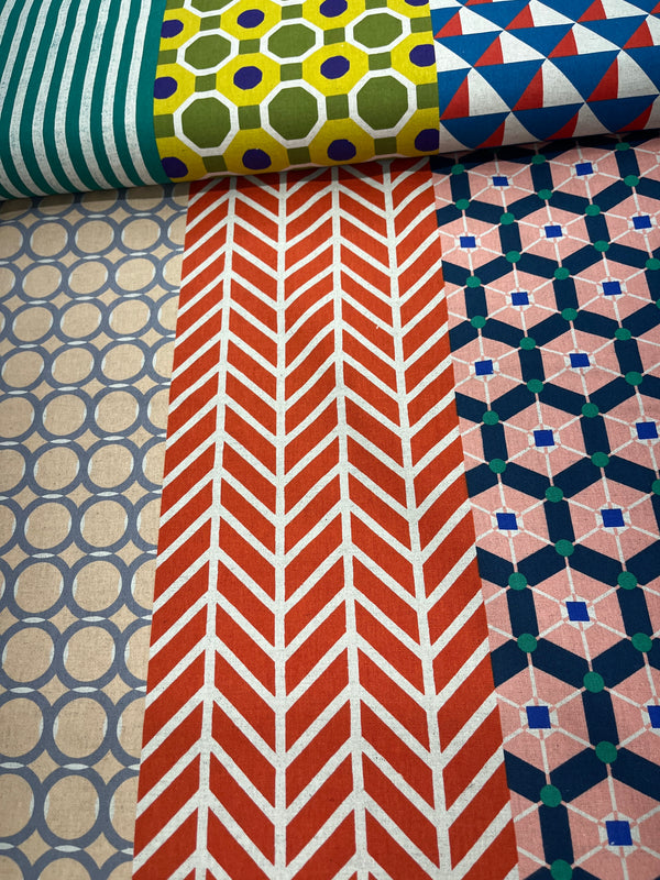 echino Geometric Panels – Etsuko Furuya from Kokka Fabrics