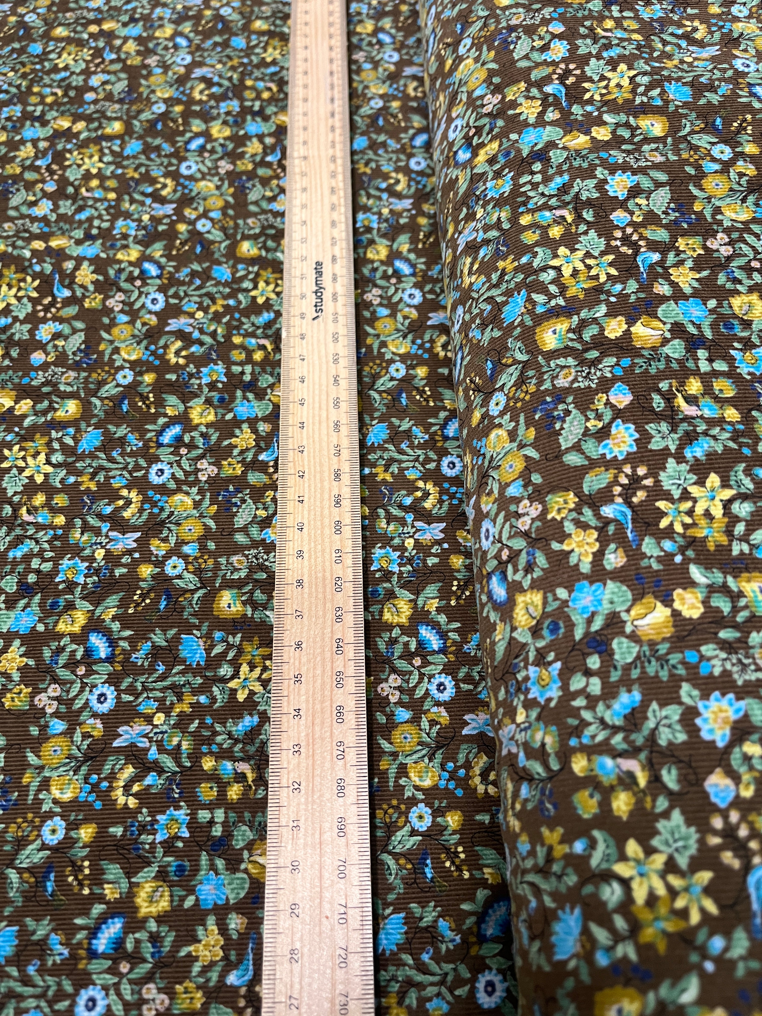Hokkoh Floral Corduroy Fabric – Japanese Designer Fabric