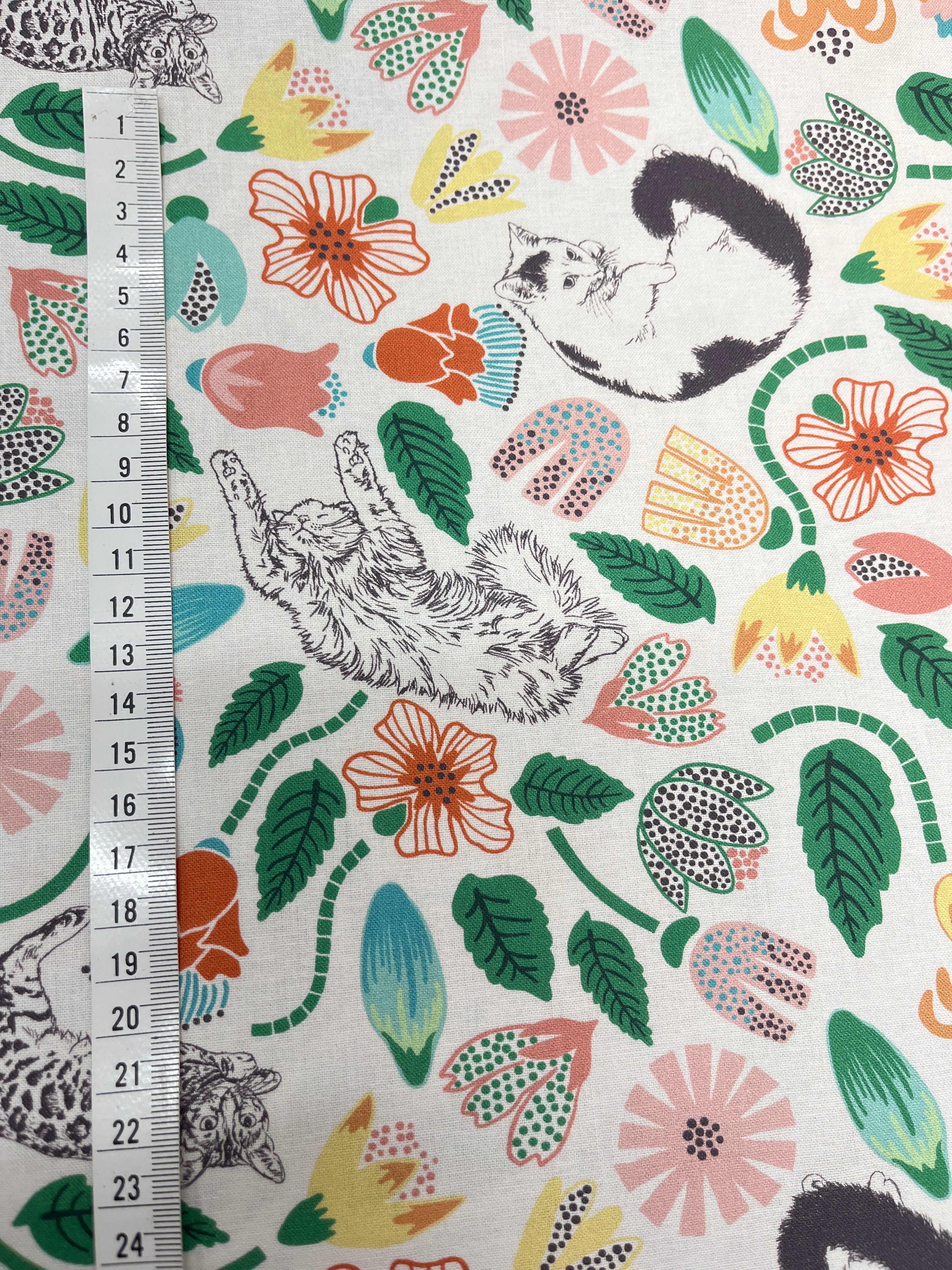 Cats by Orie Kawamura – Kokka Fabrics