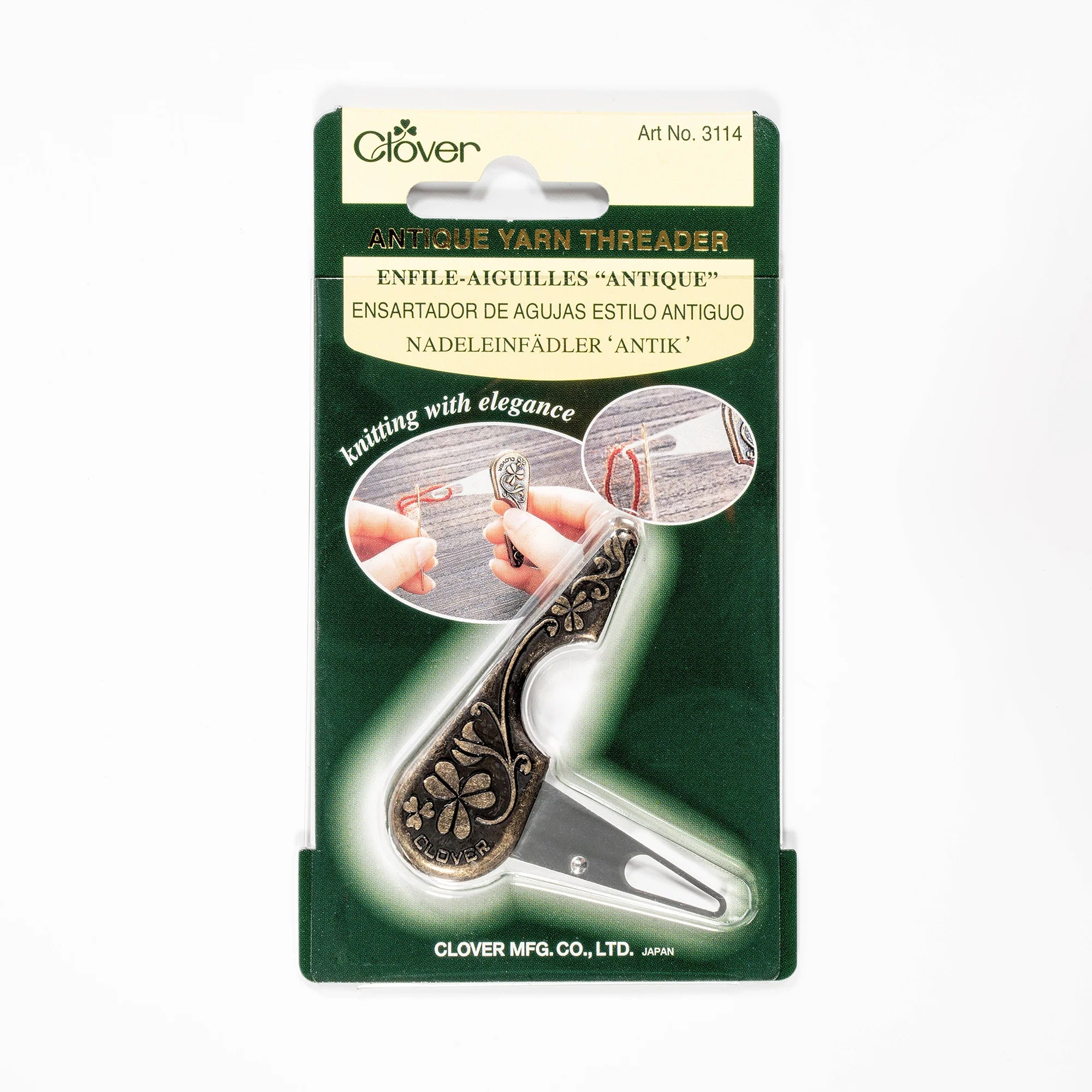 Yarn Threader Panel Clover Antique Yarn Threader
