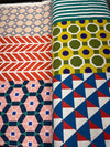 echino Geometric Panels – Etsuko Furuya from Kokka Fabrics