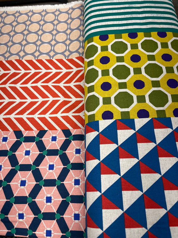 echino Geometric Panels – Etsuko Furuya from Kokka Fabrics