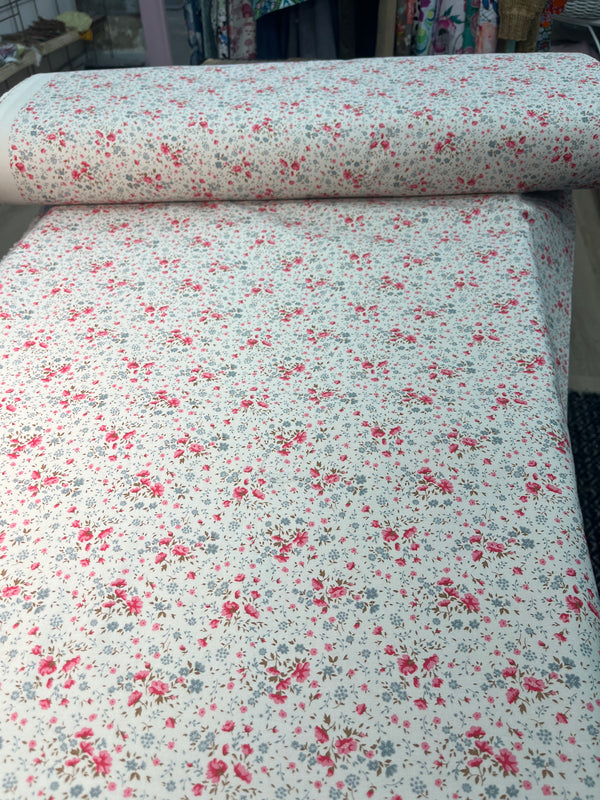 Tilda Ellie Floral 108" Wideback Quilting Cotton – 4 Colours