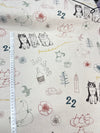 Hayu Cats & African Animals by Manabu Ogawa – Kokka Fabrics