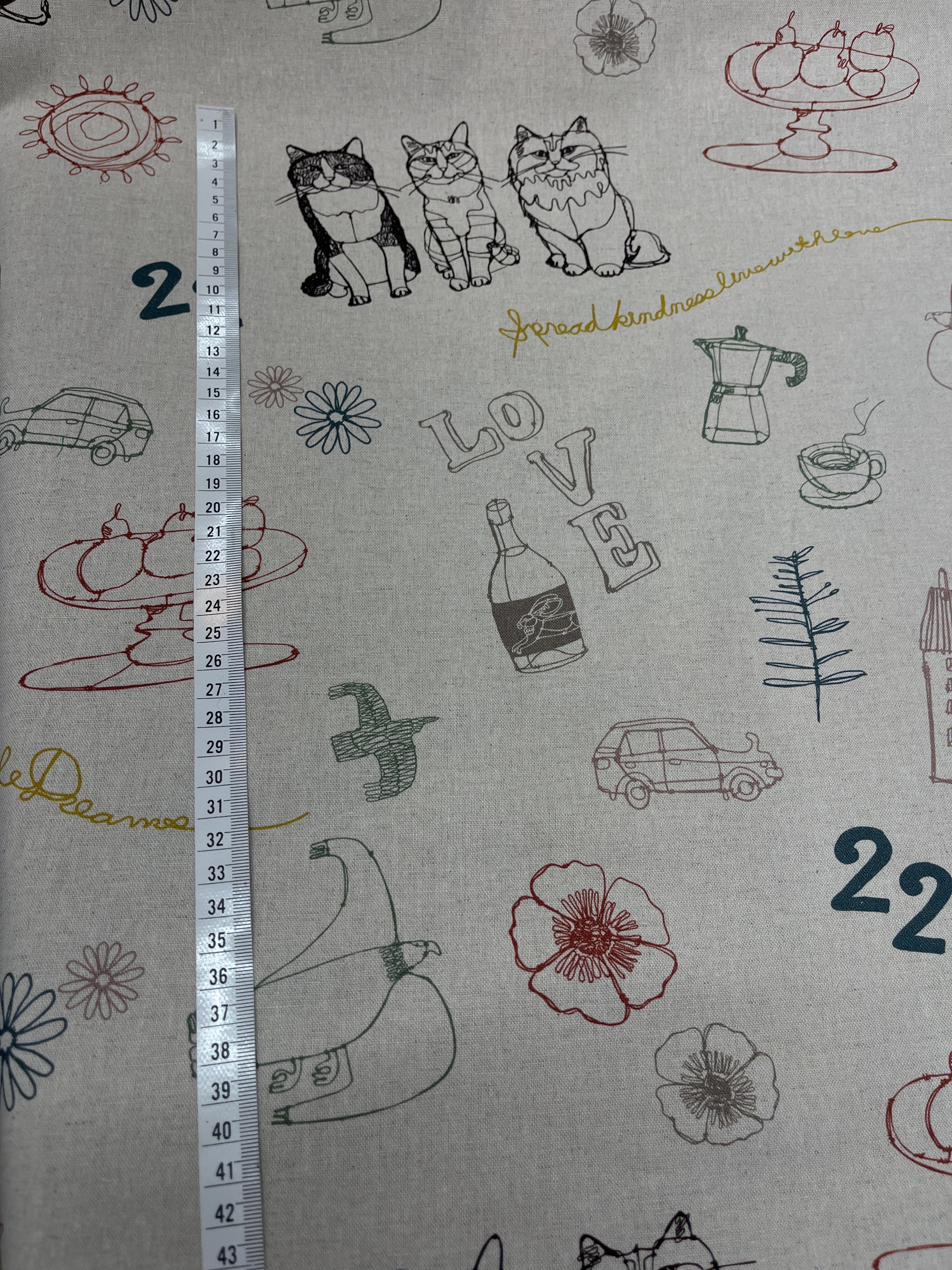 Hayu Cats & African Animals by Manabu Ogawa – Kokka Fabrics