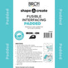 Fusible Interfacing - Padded