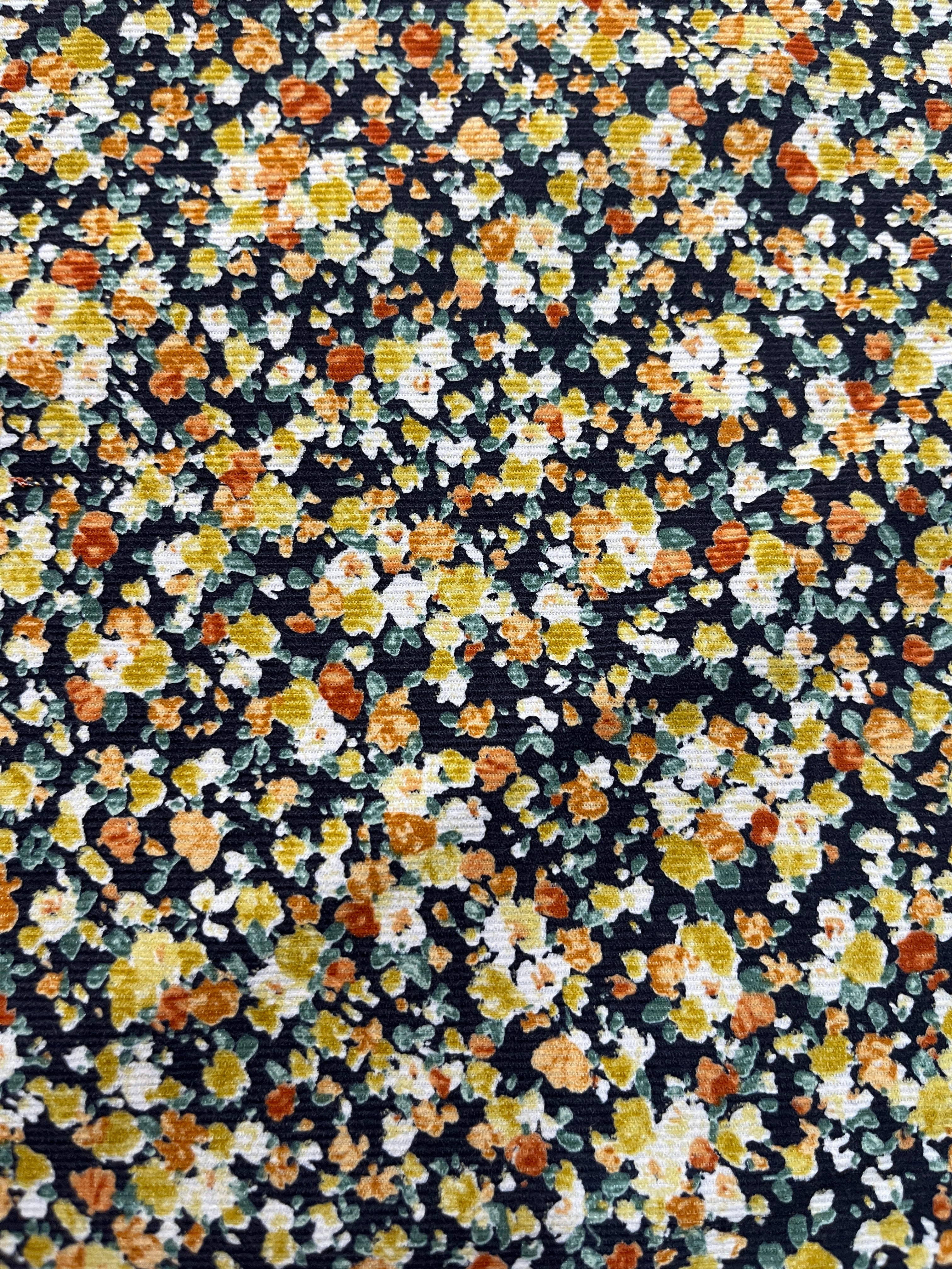 Hokkoh Floral Corduroy Fabric – Japanese Designer Fabric