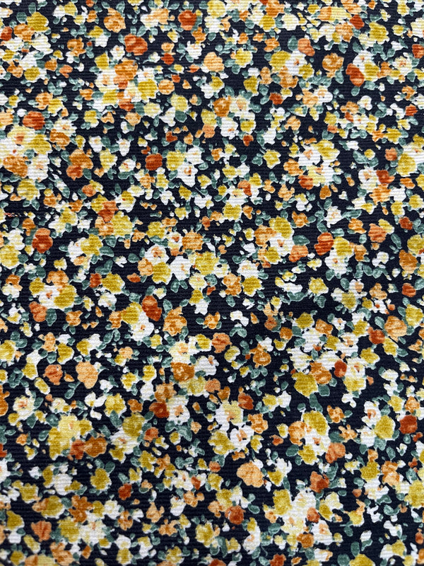 Hokkoh Floral Corduroy Fabric – Japanese Designer Fabric