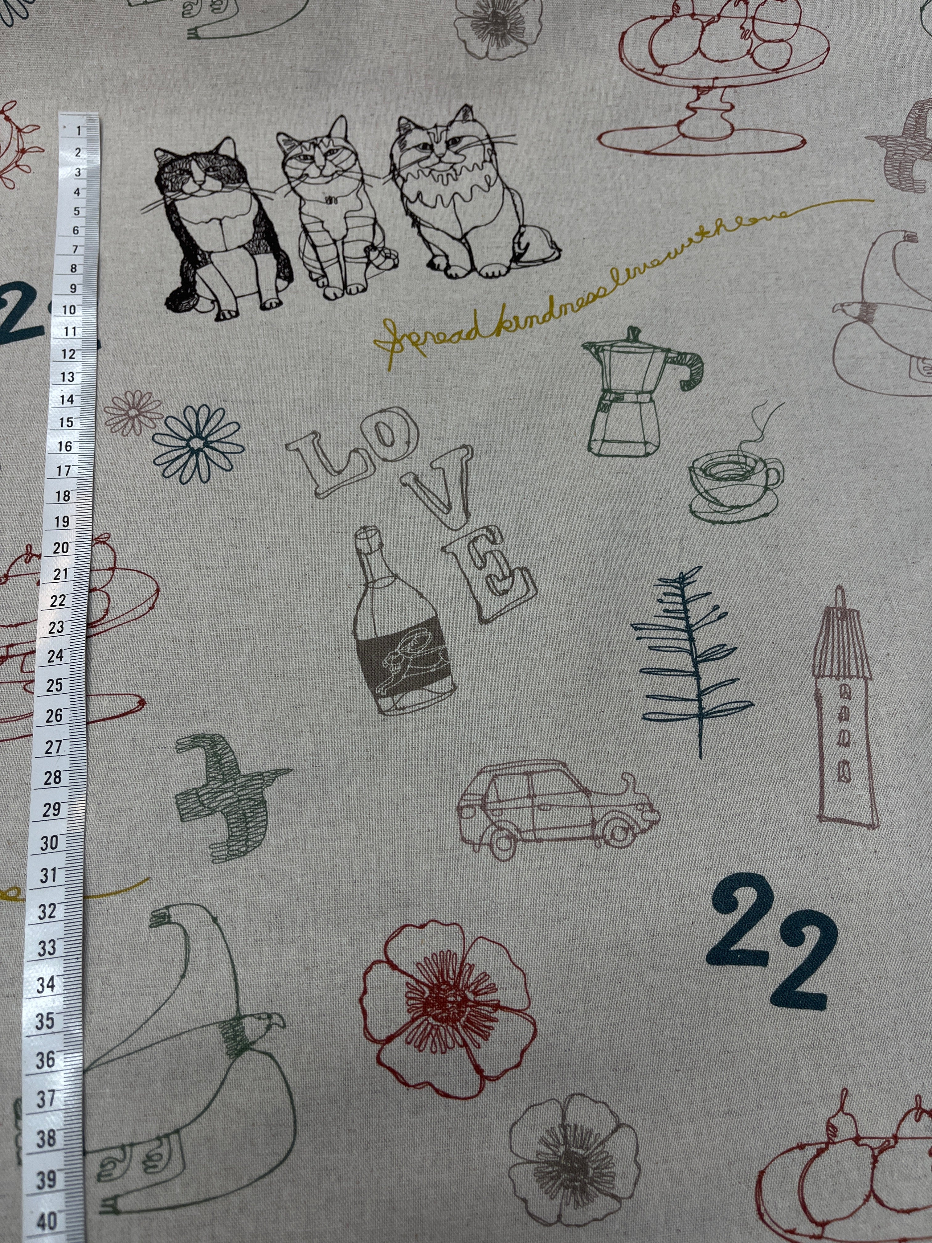 Hayu Cats & African Animals by Manabu Ogawa – Kokka Fabrics