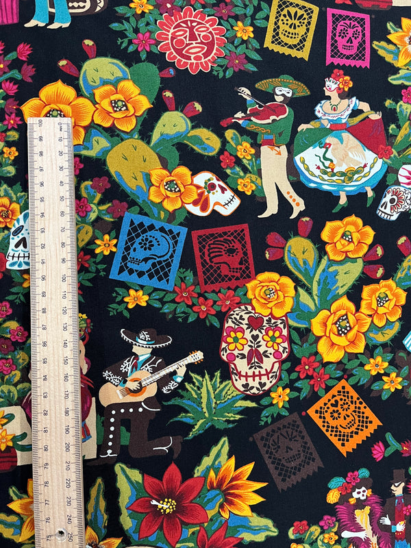 Frida Kahlo by Alexander Henry Fabric