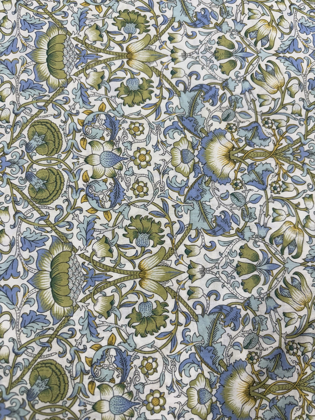 Liberty Tana Lawn Lodden G 03631031G | Blue Green Floral 140cm | Australia