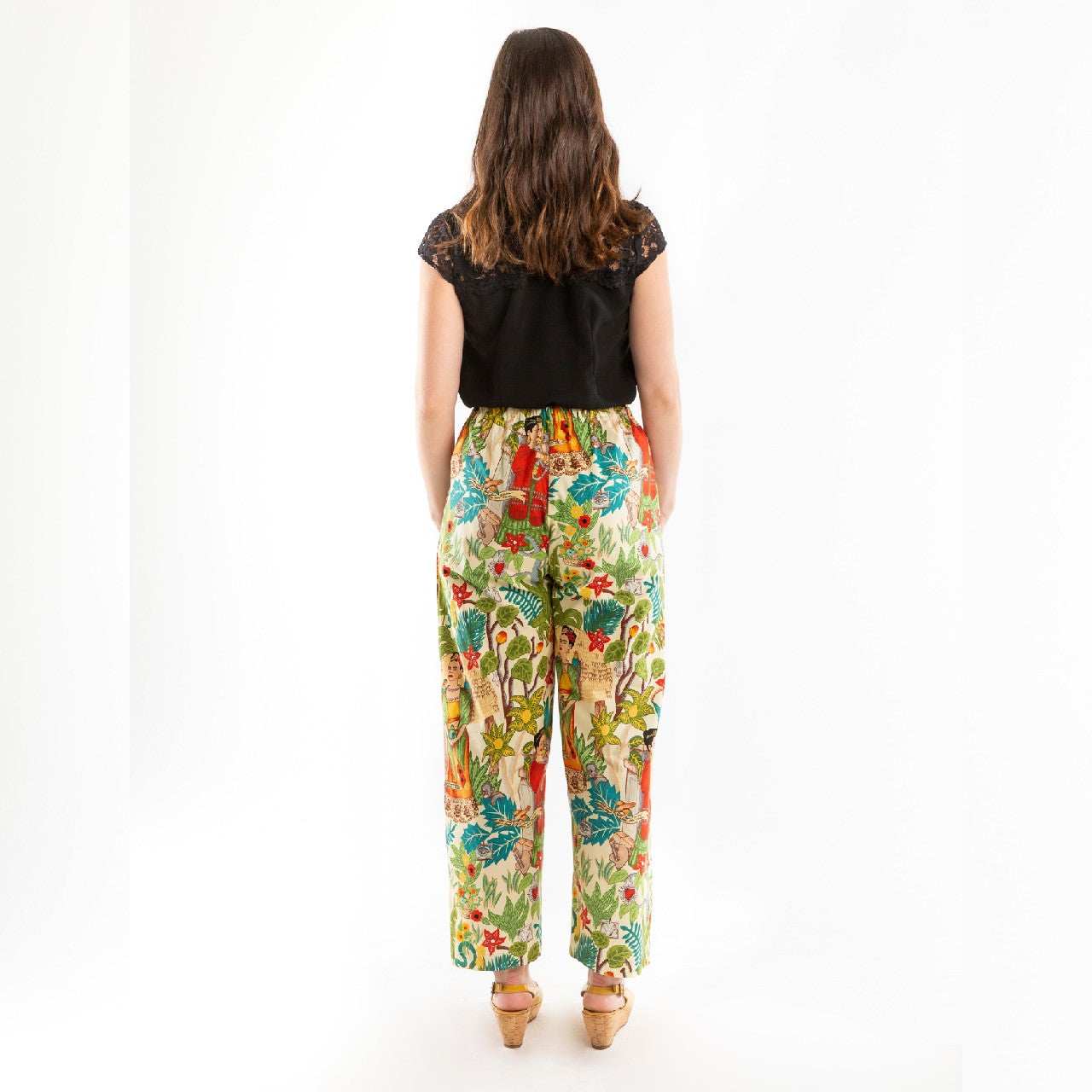 Elastic Waist Handmade Women's Pants